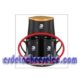 Tasses noires pour cafetiere robusta