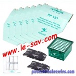 Kit entretien VK 130 - 131 (6 sacs + 1 microfiltre + 2 filtres carbone + 6 pastilles Dovina Classic)