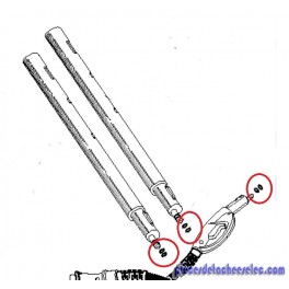 Joint du Pistolet / Tube pour Nettoyeur Vapeur Domena