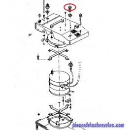 Bouton reglage vapeur pour centrale vapeur Astoria