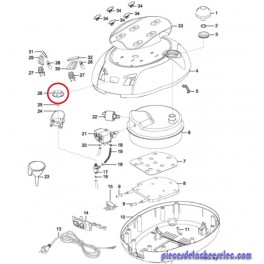 Bouton de reglage vapeur pour centrale vapeur astoria