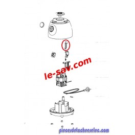 Tige de securité pour blender uno moulinex