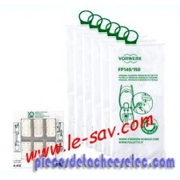 Pochette de 6 Unités avec Micro-Filtre Hygiénique Intégré + 6 Rafraîchisseurs D'air Dovina
