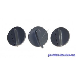 Boutons Gris (X3) pour Four Activys de Moulinex