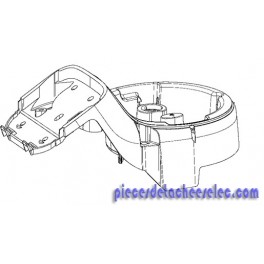 Demi Boitier Supérieur pour Robot Companion Moulinex Demi Boitier Supérieur pour Robot Companion Moulinex