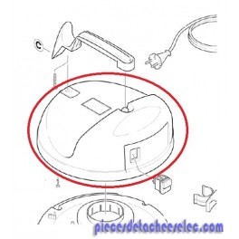 Capot jaune pour aspirateur eau et poussiere A2251 de karcher Capot jaune pour aspirateur eau et poussiere A2251 de karcher