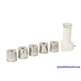 Accessoire Eminceur-Râpeur Complet pour Hachoir HV4 Moulinex Accessoire Eminceur-Râpeur Complet pour Hachoir HV4 Moulinex