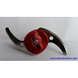 Couteau de Hachoir Amovible Rouge pour Multi-Moulinette Moulinex Couteau de Hachoir Amovible Rouge pour Multi-Moulinette Moulinex