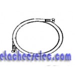 Flexible / Tuyau Souple à Collier NF Gaz 1.25m Soligaz