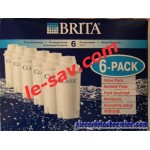 Recharges 6 cartouches filtrante Brita Classic