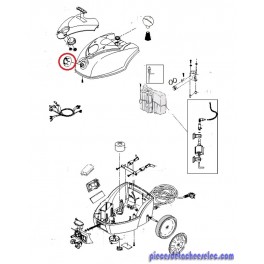 Bouton reglage vapeur pour nettoyeur vapeur Astoria