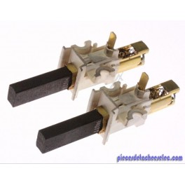 Balais charbons x 2 pour aspirateur Miele Balais charbons x 2 pour aspirateur Miele
