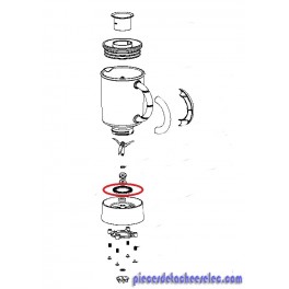 Joint d'etancheite du bol pour blender rivieira et bar