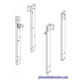 Kit de 4 Pieds pour Barbecue 3 - 4 SERIES WOODY L - LX Campingaz