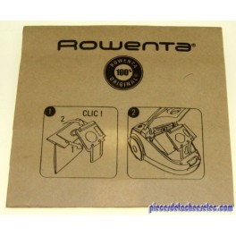 Sac en Papier x 1 pour Aspirateur Power Space Rowenta