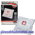 Lot de 5 sacs Universel Wonderbag Compact pour Aspirateur Rowenta