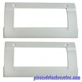 Lot de 2 Poignées Blanches pour Réfrigérateur AR8290C Arthur Martin 