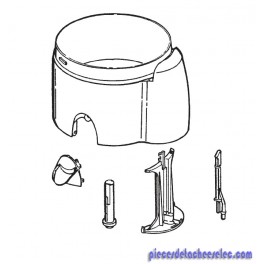 Cuve Duo Noir pour Centrifugeuse Magimix Cuve Duo Noir pour Centrifugeuse Magimix