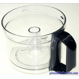 Bol avec Poignée Grise pour Robots Culinaires Food Processor Multipro Compact KENWOOD Bol avec Poignée Grise pour Robots Culinaires Food Processor Multipro Compact KENWOOD
