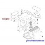 Réservoir D'eau pour Cafetière S600 Riviera & Bar