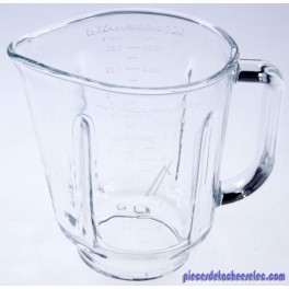 Bol de Blender en Verre Gradué ( 1,5l. ) pour Blender Artisan Série 5KSB555E Kitchenaid Bol de Blender en Verre Gradué ( 1,5l. ) pour Blender Artisan Série 5KSB555E Kitchenaid