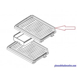 Étagère avec Support de Tiroir pour Réfrigérateurs-Congélateurs FR 521NT Daewoo Étagère avec Support de Tiroir pour Réfrigérateurs-Congélateurs FR 521NT Daewoo