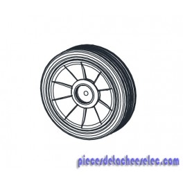 Roue pour Chariot de Barbecue C-line / Delano / RBS / Adelaïde Campingaz