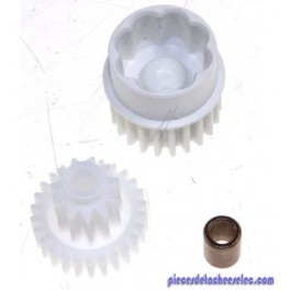 Pignon x2 + Palier pour Hachoir Multitrio / Optimo Power Drink / Cocktails Moulinex Pignon x2 + Palier pour Hachoir Multitrio / Optimo Power Drink / Cocktails Moulinex