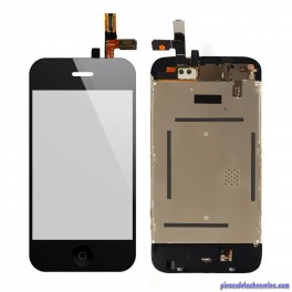 Vitre Noir + LCD pour iPhone 3G