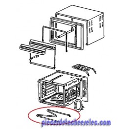 Résistance Inférieure pour Four Crousty Délice 28 L Seb Résistance Inférieure pour Four Crousty Délice 28 L Seb