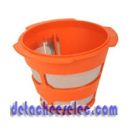 Grille Filtre Orange Petit Trous pour Extracteur de Jus Infiny Press Révolution Moulinex