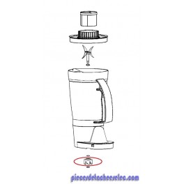 Coupleur pour Bol Blender de Robot Masterchef 5000 Moulinex Coupleur pour Bol Blender de Robot Masterchef 5000 Moulinex