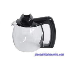 Bol / Verseuse en Verre avec Couvercle Anti-Goutte pour Cafetière BCO 120 et BCO 130 DELONGHI