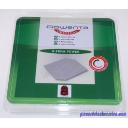 Micro Filtres X 5 pour Aspirateurs X-Trem Power Rowenta