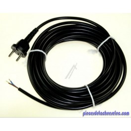 Câble alimentation 10 mètres pour aspirateur à usage intensif GD1010 Nilfisk Câble alimentation 10 mètres pour aspirateur à usage intensif GD1010 Nilfisk