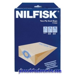 Sacs Papier x5 pour Aspirateurs GS / GM / GA Nilfisk