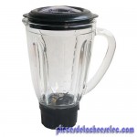 Blender Complet en verre 1,6l + Couteaux + Embase + Couvercle avec Bouchon pour Blender PC 250 Siméo