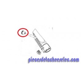 Petite brosse ronde nylon pour Nettoyeur Vapeur AN400A Astoria