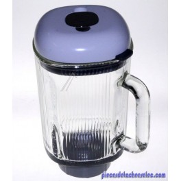 Bol en Verre Complet 1.6L pour Blender BLX50 KENWOOD Bol en Verre Complet 1.6L pour Blender BLX50 KENWOOD