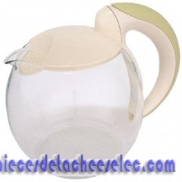 Bol / verseuse 15 tasses en verre avec couvercle anti-goutte pour Cafetière Crystalys Moulinex Bol / verseuse 15 tasses en verre avec couvercle anti-goutte pour Cafetière Crystalys Moulinex