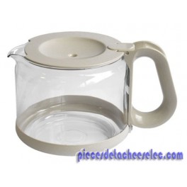 Verseuse Beige 15 tasses avec bande anti-choc pour Cafetière Ultra Compact Seb