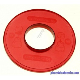 Déflecteur Bol Hachoir Rouge pour Hachoir La Moulinette XXL Moulinex Déflecteur Bol Hachoir Rouge pour Hachoir La Moulinette XXL Moulinex