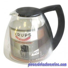 Verseuse Noire 15 Tasses pour Cafetière Aroma Control / Auto Off / Time Krups