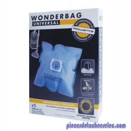 Lot de 5 Sacs Universel Wonderbag Classic pour Aspirateurs