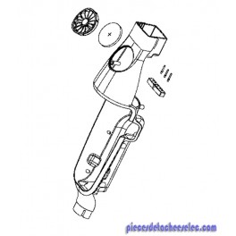 Corps Superieur pour Aspirateur Air Force 18 V Rowenta Corps Superieur pour Aspirateur Air Force 18 V Rowenta