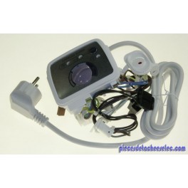 Boitier avant complet + carte electronique + cordon pour generateur vapeur calor Boitier avant complet + carte electronique + cordon pour generateur vapeur calor