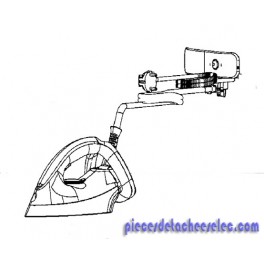 Fer avec cordon livré sans semelle Pour générateur vapeur Calor Opticord Pressing GV5106C0/23.