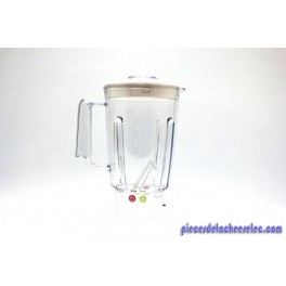 Bol avec Couvercle et Bouchon pour Blender Blenforce / Faciclic Moulinex / Tefal Bol avec Couvercle et Bouchon pour Blender Blenforce / Faciclic Moulinex / Tefal