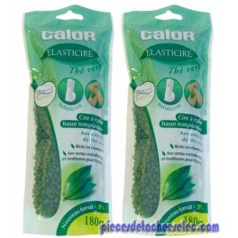 Lot de 2 Sachets de Cire au Thé Vert 180g pour Epilateur Infinicire / Express Calor Lot de 2 Sachets de Cire au Thé Vert 180g pour Epilateur Infinicire / Express Calor