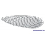 Plaque Grille de Cuisson pour Barbecue Grilladero Campingaz